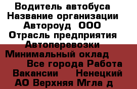 Водитель автобуса › Название организации ­ Автороуд, ООО › Отрасль предприятия ­ Автоперевозки › Минимальный оклад ­ 50 000 - Все города Работа » Вакансии   . Ненецкий АО,Верхняя Мгла д.